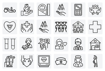 Fototapeta premium Home Healthcare And Nursing Services – A Caregiver And In-Home Nurse Providing Support, Physiotherapy, And Medical Monitoring