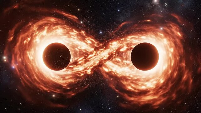 Colliding Black Holes: Cosmic Dance of Gravitational Waves and Light