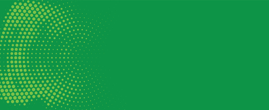 Green halftone dot fade with soft organic flow and spacious layout abstract background Vector Illustration for eco and modern design concepts