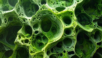 green abstract background