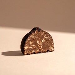 Delicious Chocolate Truffle with Creamy White Swirl Filling Shown