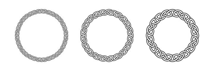 celtic knot frame border set.eps