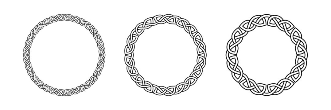 celtic knot frame border set.eps