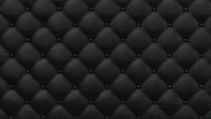 Black Leather Upholstery Texture
