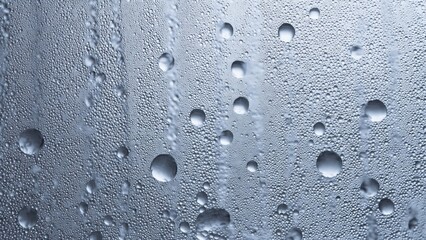 Condensation on glass surface