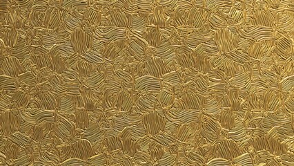 Gold Textured Background with Line Patterns