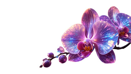 orchid isolated on white background