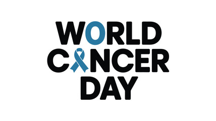 Celebrate world cancer day Vector