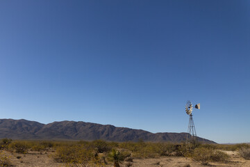 mountain landscape with a blue sky