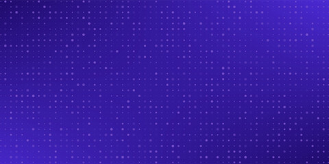 Obraz premium Purple glowing pixel dot pattern. Abstract neon grid wallpaper. Violet color mosaic pattern backdrop. Vector modern technology, business, science, healthcare, medicine, presentation design background