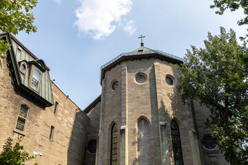 St. Patrick's Basilica, historic Roman Catholic church located in downtown Montreal, Canada