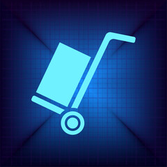 Vector illustration on a blue background