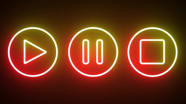 Play button on black background and is perfect for multimedia projects .Play right navigate triangle arrow start button.