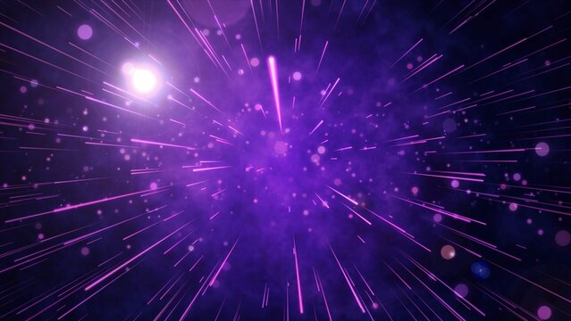 A simulation of space stars in movable condition.;