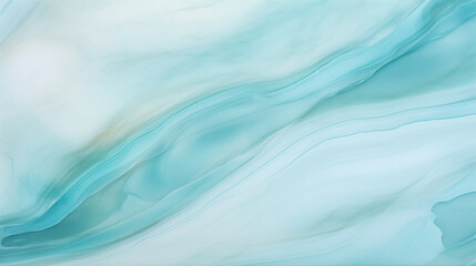 Serene aqua onyx marble design with smooth flowing patterns and soft gradients creates calming atmosphere
