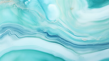 Aqua onyx marble features stunning swirls of turquoise and white, creating serene and elegant appearance. This captivating texture evokes