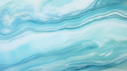 Stunning aqua onyx marble pattern showcases flowing waves of blue and white, creating serene and calming atmosphere