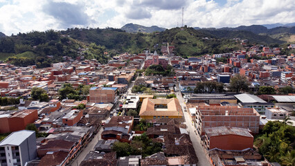 San Roque, Antioquia - Colombia. December 28, 2025. It is a mountainous municipality located in the central Andes mountain range.