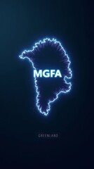 Digital MGFA slogan inside Greenland map outline_2