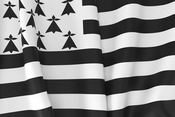 Regional flag of Brittany