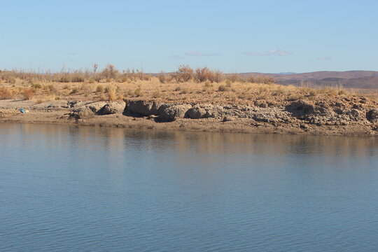 El Mansour Eddahbi Lake in Ouarzazate, Morocco