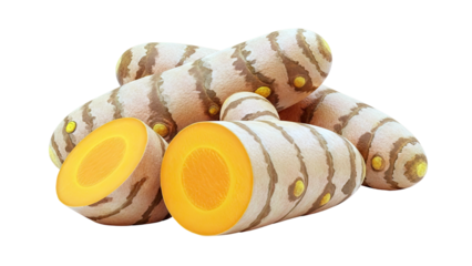 Turmeric Roots and Slices