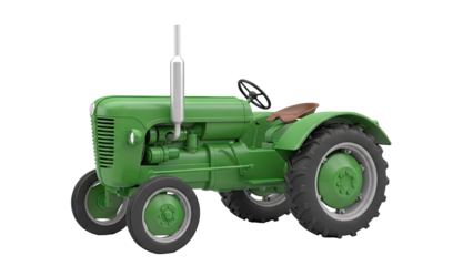 Vintage Green Tractor
