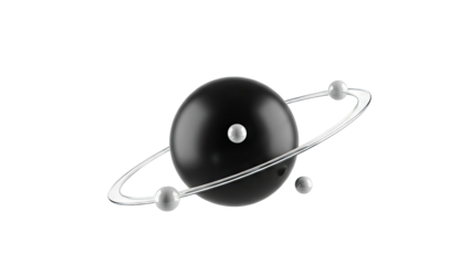 Abstract Atom Model with Orbiting Spheres