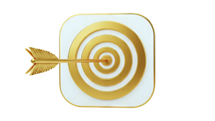 Golden Arrow Hits Target Center