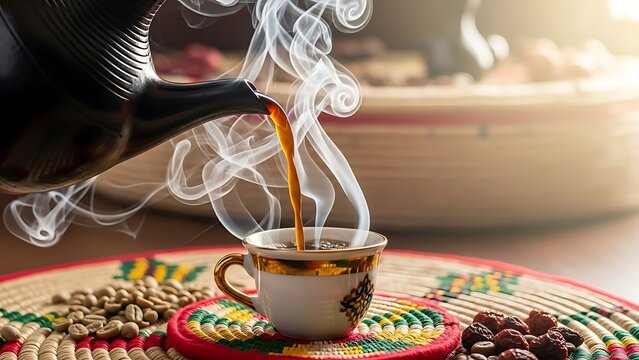 Traditional Ethiopian Coffee Ceremony (Buna)