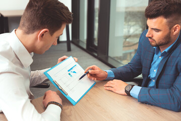 Business consulting meeting, new business project