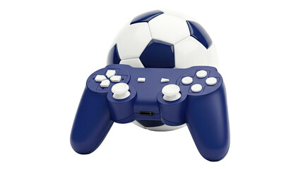 Video Game Controller and Soccer Ball Combination
