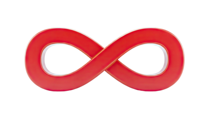 Red Infinity Symbol