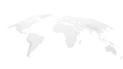 Minimalist 3D World Map Globe Clay Style Background with height infomation. 3d rendering