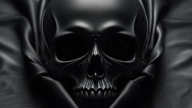 Dark Skull Art - A Hauntingly Beautiful Visual Experience.