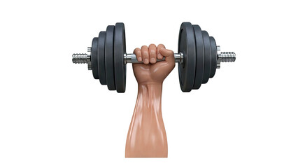 Arm Holding a Dumbbell