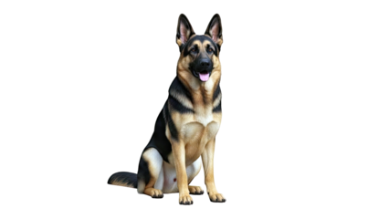 German Shepherd Sitting