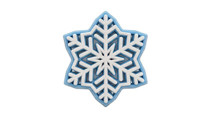 3D Layered Snowflake Decoration