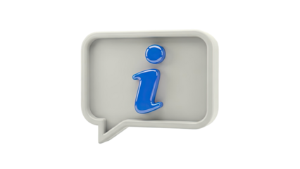 Information Icon in Speech Bubble