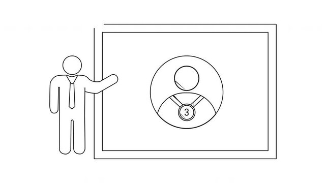 Presentation of Achievement - A Visual Depiction of Success.