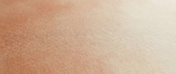 Fototapeta premium Horizontal abstract watercolor texture background in beige and nude skin tones. Minimalist creative art concept