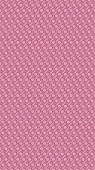 Fototapeta premium Ornate Pink Floral Mandala Geometric Seamless Pattern