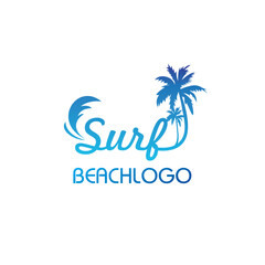 Obraz premium vintage surfing logo template...