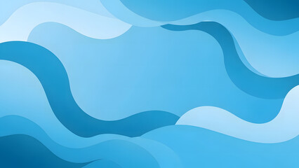 Soft abstract water wave illustration with layered flowing shapes, ideal for World Water Day and sustainability visuals.