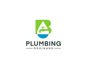 Plumbing drain logo