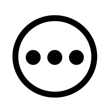 Simple smiling face app icon.