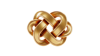 Golden Celtic Knot