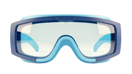 Blue Ski Goggles