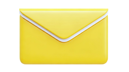 Yellow envelope icon