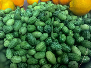 Cucamelons with Citrus Close-up